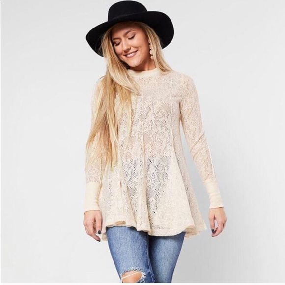 Free People Tops - Free People Coffee In the Morning Tunic Size S